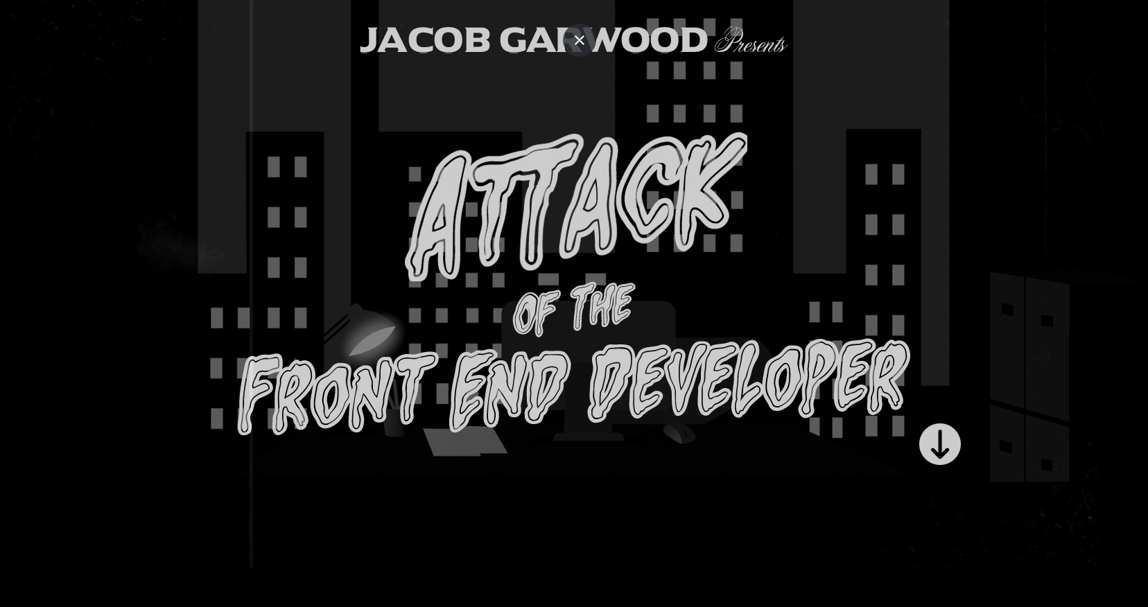 a screenshot of Attack of the Front End Web Developer